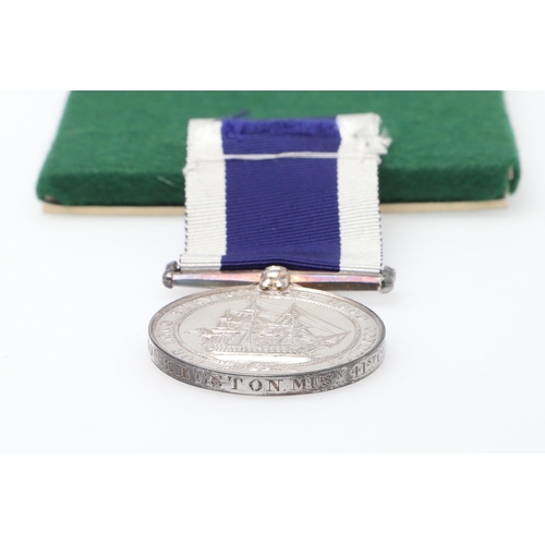 962 - A VICTORIAN ROYAL NAVY LONG SERVICE AND GOOD CONDUCT AWARD TO THE ROYAL MARINE LIGHT INFANTRY. A Roy... 