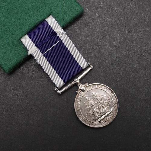 964 - A GEORGE V ROYAL NAVY LONG SERVICE AND GOOD CONDUCT AWARD TO THE ROYAL MARINE LIGHT INFANTRY. A Geor... 