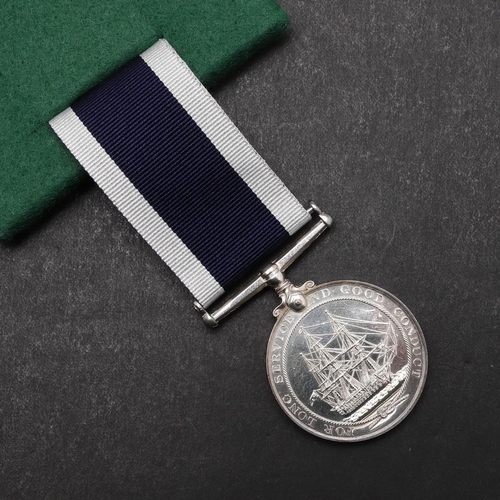 967 - A GEORGE VI ROYAL NAVY LONG SERVICE AND GOOD CONDUCT AWARD TO THE ROYAL MARINES. A George VI Royal N... 