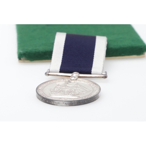 967 - A GEORGE VI ROYAL NAVY LONG SERVICE AND GOOD CONDUCT AWARD TO THE ROYAL MARINES. A George VI Royal N... 