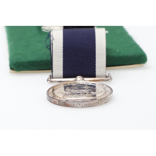 969 - AN ELIZABETH II ROYAL NAVY LONG SERVICE AND GOOD CONDUCT AWARD. An Elizabeth II Long Service and Goo... 