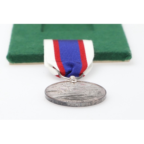 975 - A GEORGE V ROYAL FLEET RESERVE LONG SERVICE AND GOOD CONDUCT MEDAL. A George V Royal Fleet Reserve L... 