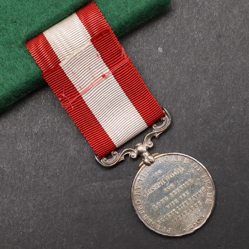 980 - AN H.M. COASTGUARD LONG SERVICE AND GOOD CONDUCT ROCKET APPARATUS MEDAL. A George V Rocket Apparatus... 