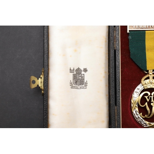 987 - A GEORGE VI TERRITORIAL EFFICIENCY DECORATION. A George VI Territorial Efficiency Decoration, 2nd is... 