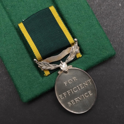 990 - A GEORGE VI TERRITORIAL EFFICIENCY MEDAL TO THE ROYAL ARTILLERY. A George VI Territorial Efficiency ... 