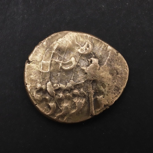 1429 - BRITISH IRON AGE, DUROTRIGES CRANBORNE CHASE TYPE ELECTRUM STATER. Durotriges or Belgae, Uninscribed... 