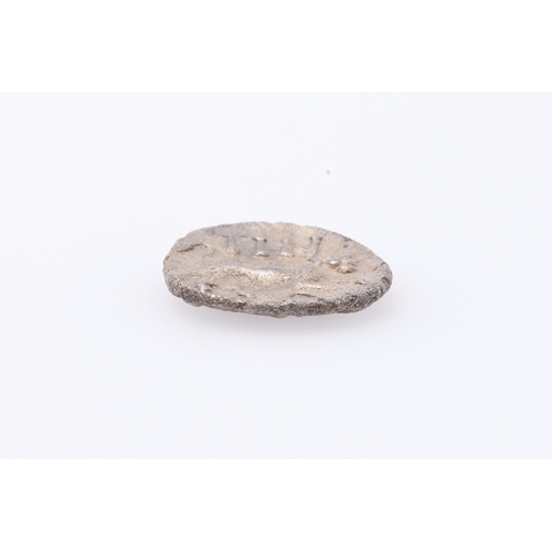 1430 - BRITISH IRON AGE, REGNI AND ATREBATES, TINCOMARUS, SILVER UNIT, 25 B.C.to 10 A.D. Silver unit, laure... 