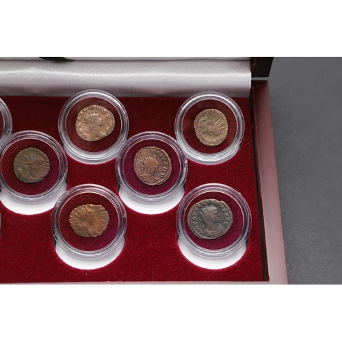 1451 - A COLLECTION OF EIGHT ROMAN IMPERIAL ANTONINIANI. A collection of eight Roman bronze Antoniniani, va... 