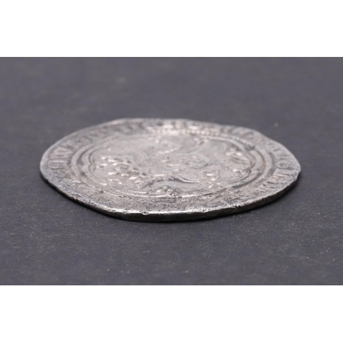 1472 - AN EDWARD III GROAT, 1361-69. A hammered silver groat, treaty period, London mint, facing bust, mint... 