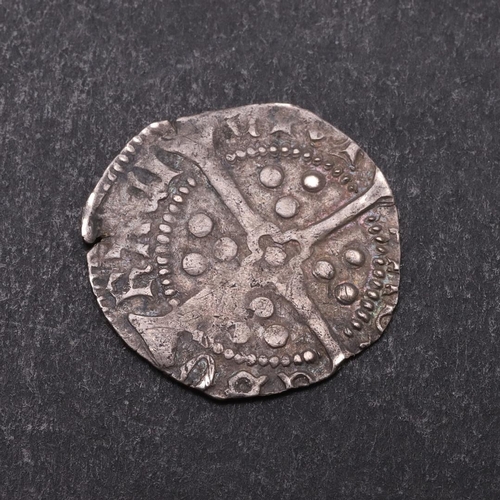 1473 - A HENRY V LONG CROSS PENNY, 1413-1422. Facing crowned bust, mullet and trefoil by crown. c. 1.6 g.