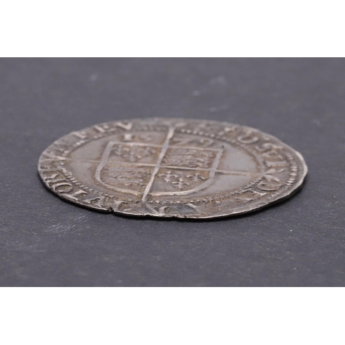 1481 - AN ELIZABETH I SIXPENCE, 1579. A hammered silver sixpence, fifth issue with rose and date, mint mark... 