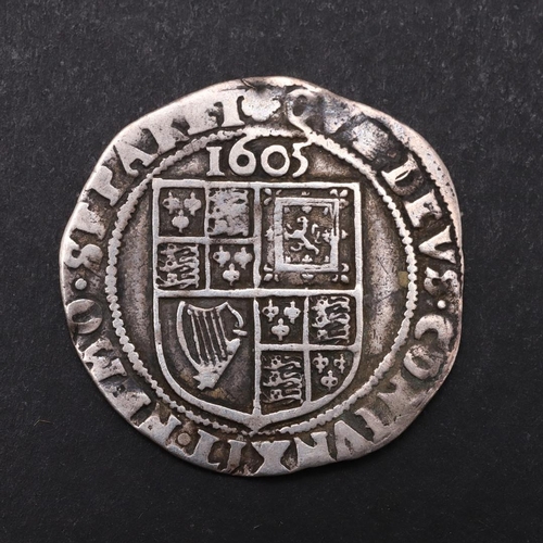 1484 - A JAMES I SIXPENCE, 1604-19. A hammered silver sixpence, crowned bust r. with value 'VI' behind, min... 