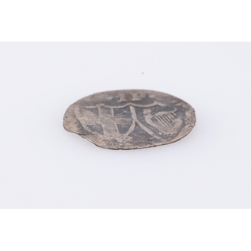 1491 - A COMMONWEALTH HAMMERED SILVER HALFGROAT. A Commonwealth period halfgroat, obverse with shield withi... 