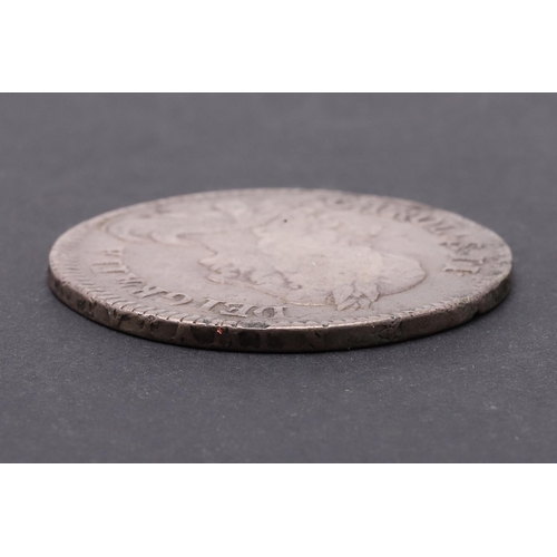 1495 - A CHARLES II HALFCROWN, 1663. A Halfcrown, first draped bust r. Revers with cruciform shields with i... 