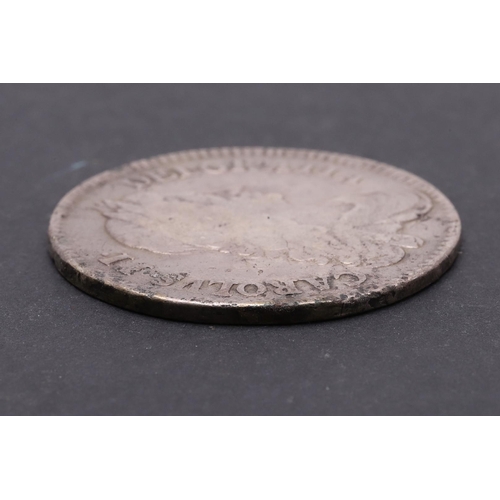 1495 - A CHARLES II HALFCROWN, 1663. A Halfcrown, first draped bust r. Revers with cruciform shields with i... 