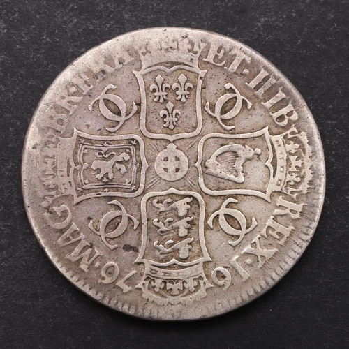 1496 - A CHARLES II CROWN, 1676. A Charles II Crown, third draped bust, r. reverse with cruciform shields w... 