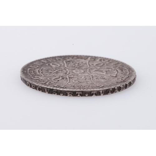 1497 - A CHARLES II HALFCROWN, 1677. A Charles II Halfcrown, fourth draped bust r. with cruciform crowned s... 