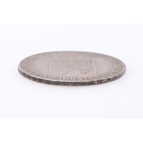 1500 - A WILLIAM AND MARY HALFCROWN, 1689. First busts r. Reverse with first crowned shield, dated 1689. Ri... 