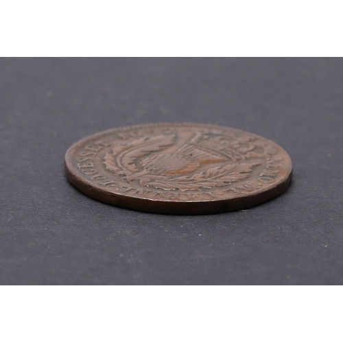 1503 - A SCOTTISH WILLIAM AND MARY BAWBEE. 1692. Conjoined busts l. mint mark star, reverse with thistle be... 