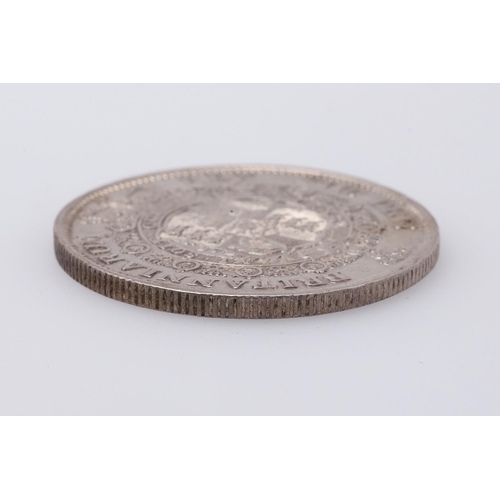 1533 - A GEORGE III HALFCROWN, 1817. A George III Halfcrown, large 'bulls head' bust r. with date 1817, rev... 