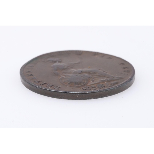 1540 - A QUEEN VICTORIA HALFPENNY, 1845. A Queen Victoria Halfpenny, young head l. dated 1845, reverse with... 