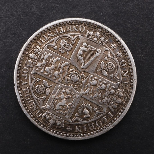 1541 - A QUEEN VICTORIA 'GODLESS' FLORIN, 1849. A Queen Victoria Florin, Godless type, gothic bust l. dated... 