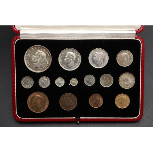 1562 - A GEORGE VI 1937 15 COIN SPECIMEN SET IN CASE OF ISSUE. A 1937 15 coin specimen set comprising Crown... 