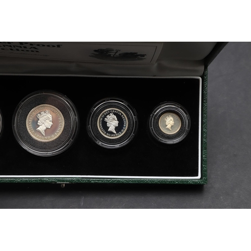 1567 - A ROYAL MINT BRITANNIA FOUR COIN SILVER PROOF SET, 1997. A four coin silver proof set comprising 20p... 