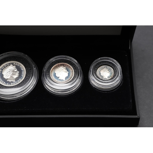 1572 - A ROYAL MINT BRITANNIA FOUR COIN SILVER PROOF SET, 2008. A four coin silver proof set comprising 20p... 