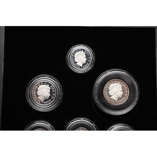 1573 - A ROYAL MINT ROYAL SHIELD OF ARMS SILVER PIEDFORT COLLECTION, 2008. A seven coin collection of 2008 ... 