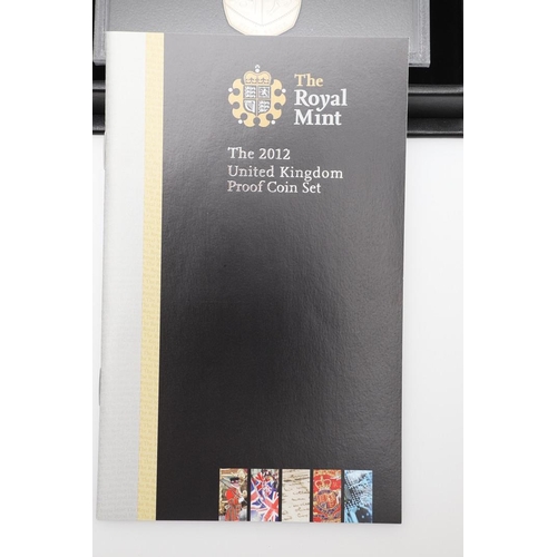 1575 - A ROYAL MINT 2012 PROOF COIN SET. A 2012 United Kingdom proof Coin Set, a ten coin set including £5.... 