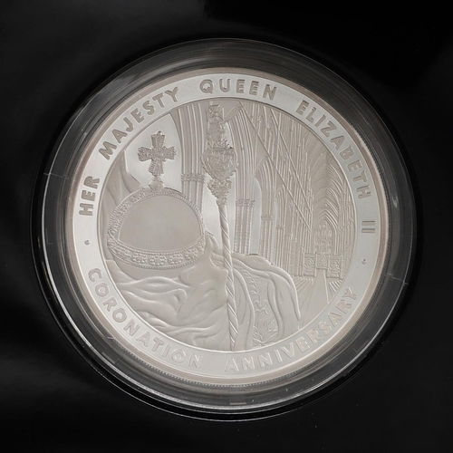 1576 - A ROYAL MINT FIVE OUNCE SILVER TEN POUND COIN, 2013. A five ounce silver proof coin celebrating the ... 