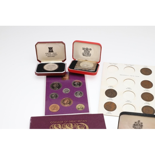 1580 - A COLLECTION OF ROYAL MINT SILVER COMMEMORATIVE ISSUES AND OTHERS. Royal Mint silver commemorative C... 