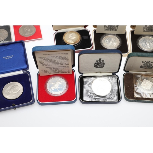 1580 - A COLLECTION OF ROYAL MINT SILVER COMMEMORATIVE ISSUES AND OTHERS. Royal Mint silver commemorative C... 