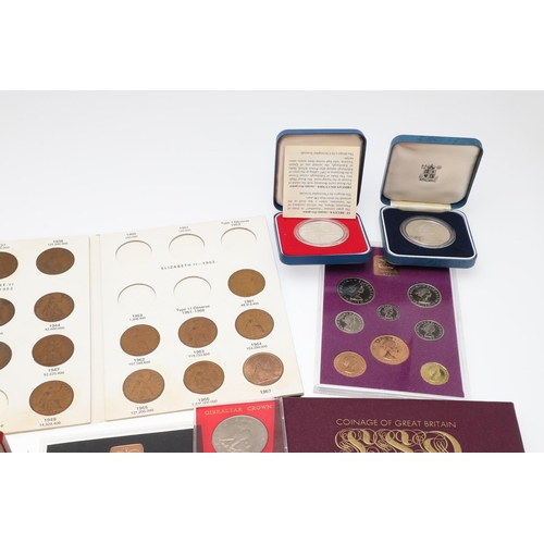 1580 - A COLLECTION OF ROYAL MINT SILVER COMMEMORATIVE ISSUES AND OTHERS. Royal Mint silver commemorative C... 