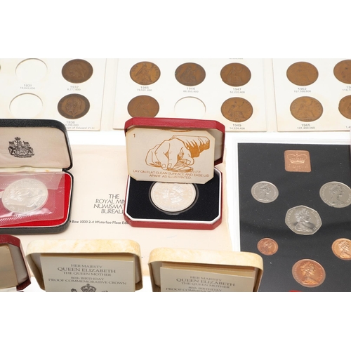 1580 - A COLLECTION OF ROYAL MINT SILVER COMMEMORATIVE ISSUES AND OTHERS. Royal Mint silver commemorative C... 