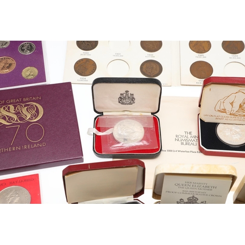 1580 - A COLLECTION OF ROYAL MINT SILVER COMMEMORATIVE ISSUES AND OTHERS. Royal Mint silver commemorative C... 