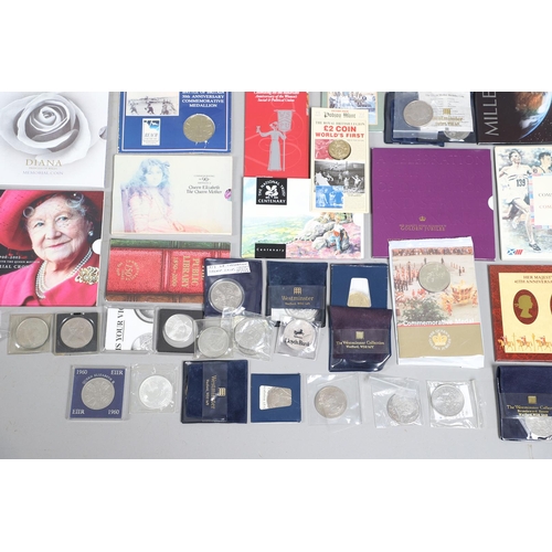 1598 - TWO SILVER BRITANNIA ISSUES AND A COLLECTION OF ROYAL MINT AND OTHER PRESENTATION PACKS. Britannia s... 