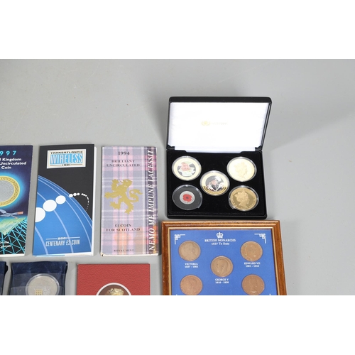 1598 - TWO SILVER BRITANNIA ISSUES AND A COLLECTION OF ROYAL MINT AND OTHER PRESENTATION PACKS. Britannia s... 