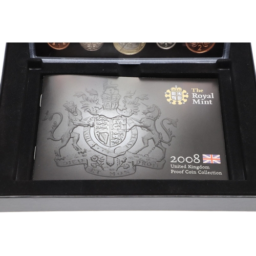 1604 - ROYAL MINT PROOF YEAR SETS FOR 2006, 2007, 2008 AND 2010. Royal Mint year sets, 13 coin set 2006, 12... 