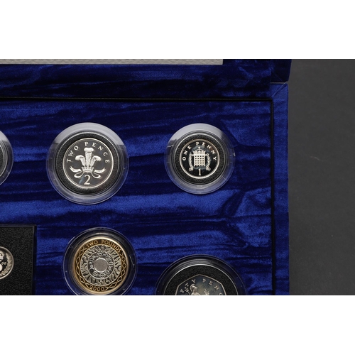 1607 - A ROYAL MINT MILLENNIUM THIRTEEN COIN PROOF SILVER COLLECTION. A millennium silver proof coin collec... 