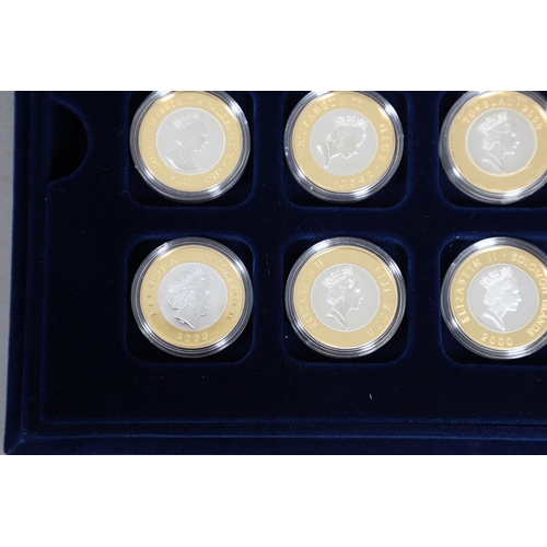 1608 - A ROYAL MINT QUEEN MOTHER CENTENARY COIN COLLECTION. A twelve coin collection containing coins from ... 