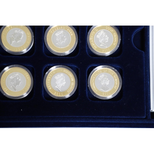 1608 - A ROYAL MINT QUEEN MOTHER CENTENARY COIN COLLECTION. A twelve coin collection containing coins from ... 