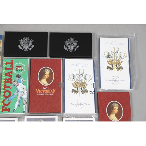 1613 - A COLLECTION OF ROYAL MINT RECENT COMMEMORATIVE ISSUES. A collection of recent issues to include 199... 