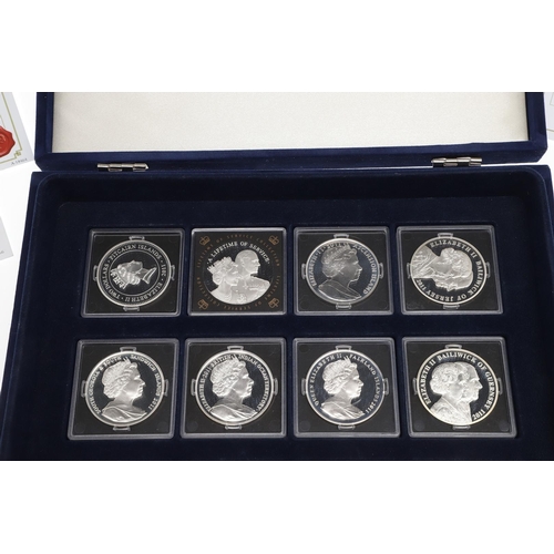 1614 - A COLLECTION OF TWELVE SILVER 'LIFETIME OF SERVICE' ISSUES, 2011. A collection of twelve silver coin... 