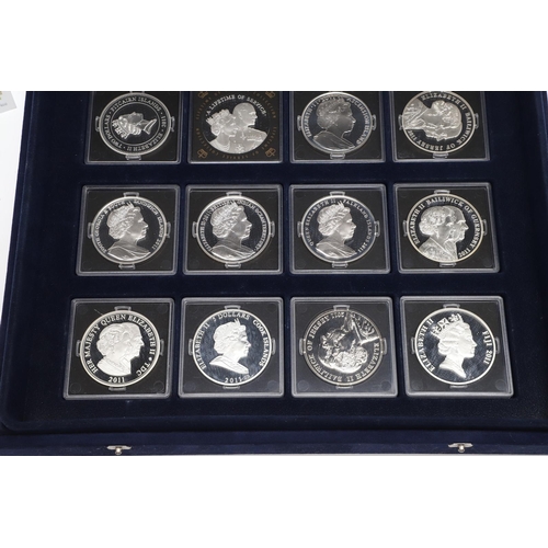 1614 - A COLLECTION OF TWELVE SILVER 'LIFETIME OF SERVICE' ISSUES, 2011. A collection of twelve silver coin... 