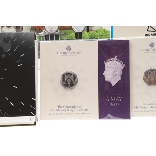 1620 - A COLLECTION OF THIRTY SEVEN ROYAL MINT AND OTHER UNCIRCULATED FIFTY PENCE ISSUES. A collection of R... 