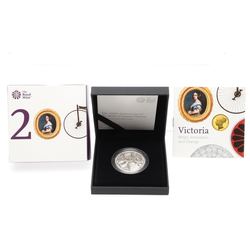 1622 - FOUR ROYAL MINT SILVER COMMEMORATIVE ISSUES, FIVE POUND AND OTHERS. A collection of silver proof iss... 