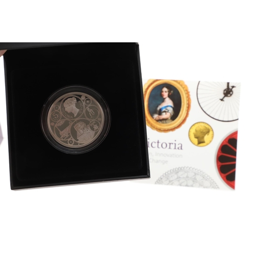 1622 - FOUR ROYAL MINT SILVER COMMEMORATIVE ISSUES, FIVE POUND AND OTHERS. A collection of silver proof iss... 