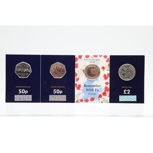 1625 - A COLLECTION OF RECENT ROYAL MINT TWO POUND AND FIFTY PENCE ISSUES. A collection including a 2018 Da... 